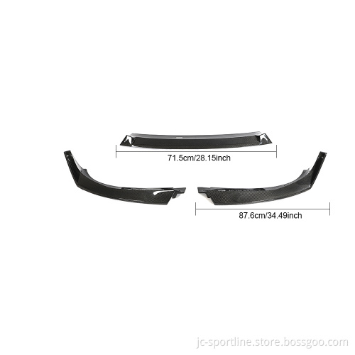 Carbon Fiber Front Chin Lip Spoiler for BMW G26 I4 M Sport 2021-2022